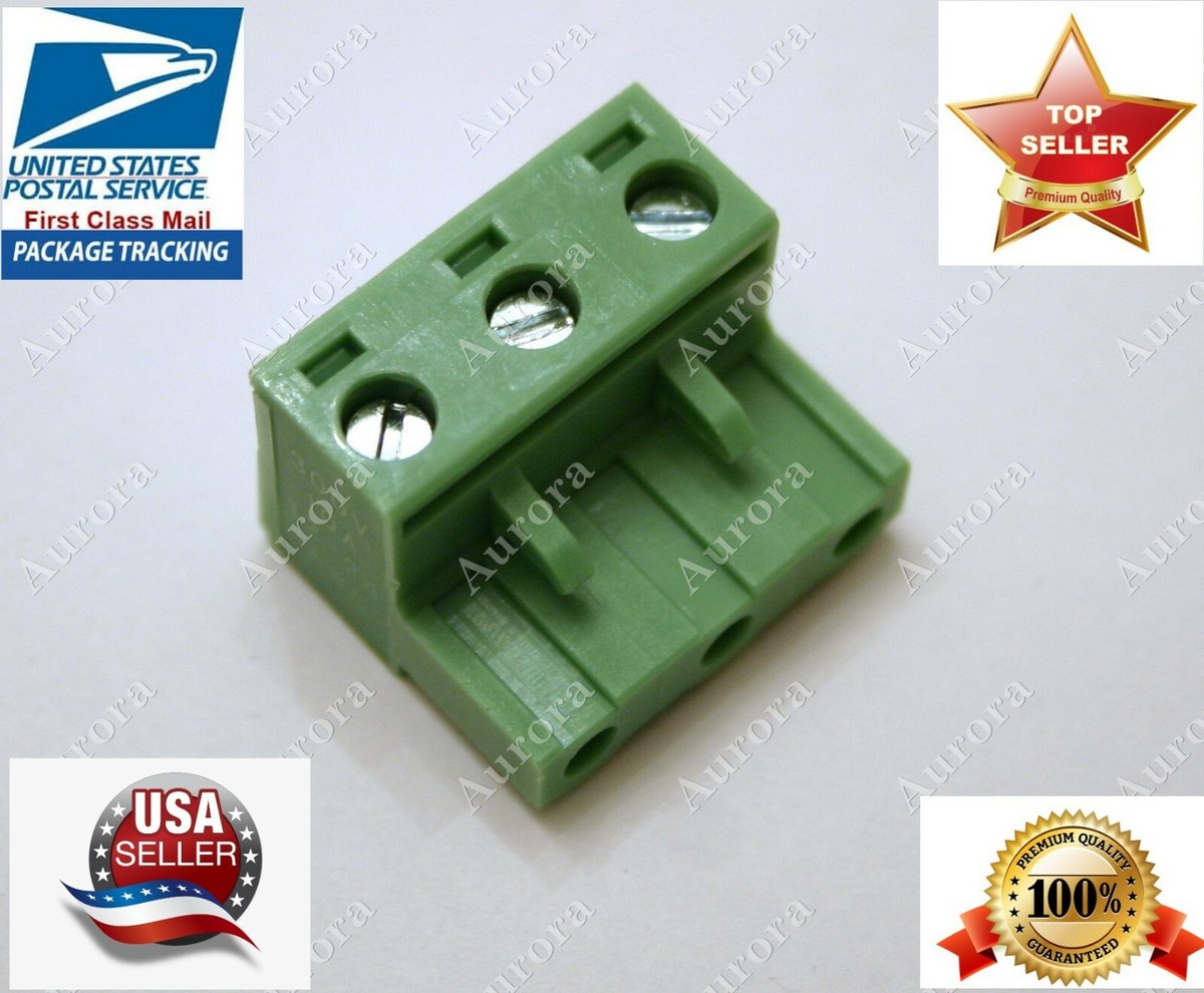 3 Pin / 3 Pole - 7.62mm - Pluggable Connector - Terminal Block