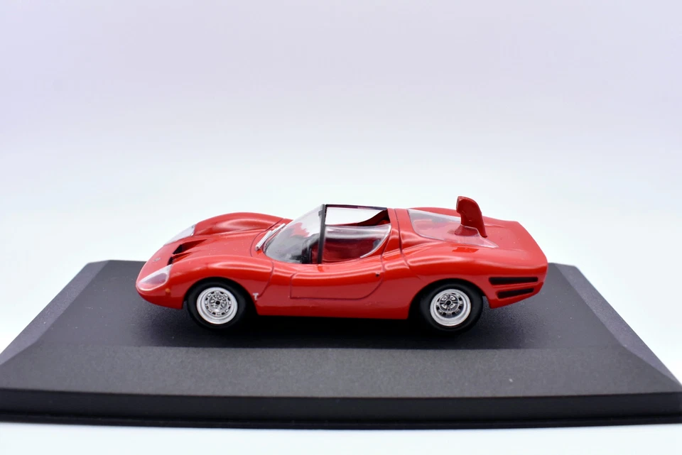 Modellino auto ABARTH OT 1600 scala 1:43 diecast modellismo statico collezione w - Immagine 2 di 4