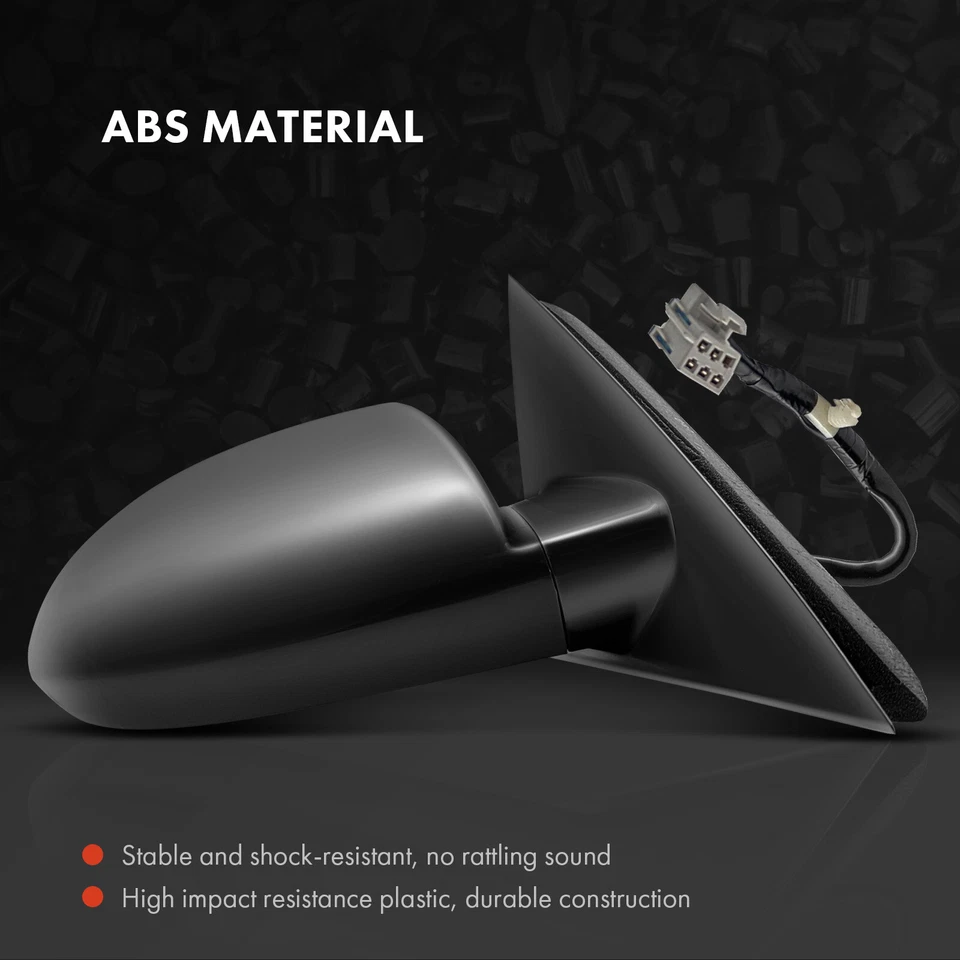 Espejo retrovisor eléctrico negro del lado del pasajero delantero para Chevy Impala 06-13 Impala Limited Foto 3 de 4