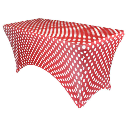 YCC Linens - Stretch Spandex Table Covers, Fitted Rectangular Tablecloths - Picture 106 of 123