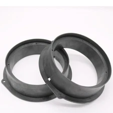 2 Speaker Adapters 8" to 6.5" Installation Bracket For Audi B8/B8.5 Rear Door