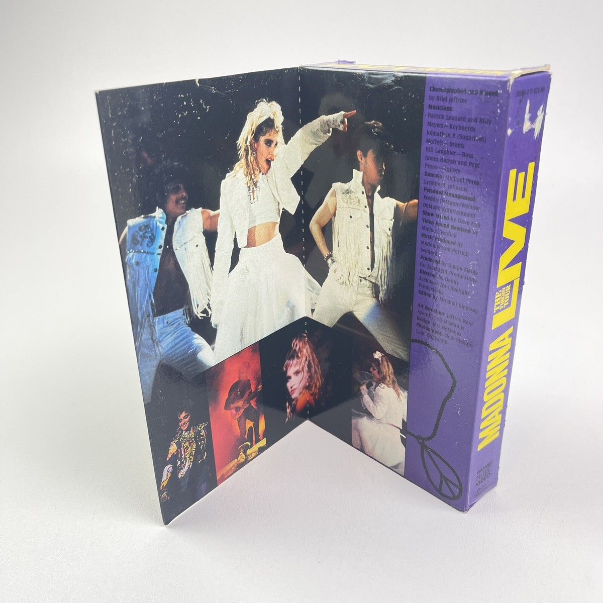 Madonna The Virgin Tour VHS 1985 1st Edition Live Concert
