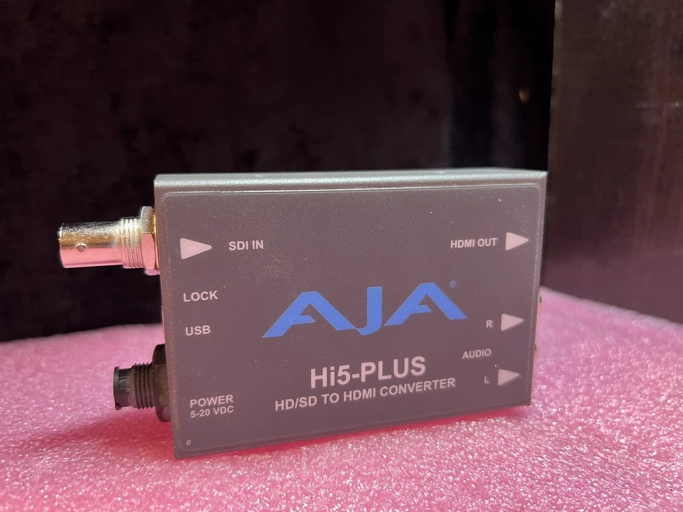 AJA HI5-PLUS Hd/sd to HDMI Converter - Image 3 of 4