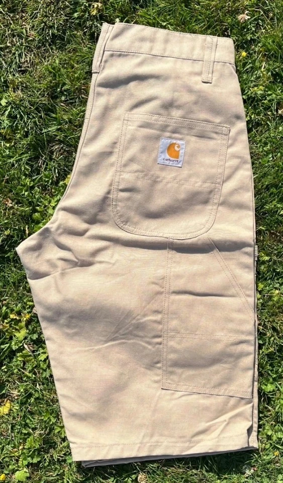 Bermuda Carhartt Taille 29 S Single Knee Beige - Photo 3/4
