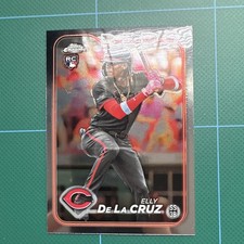 Topps 2024 Chrome Elly De La Cruz #44 RC Base Set Cincinnati Reds MLB
