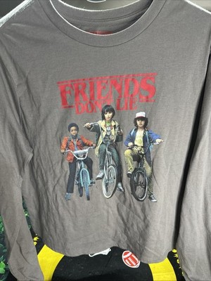Stranger Things Friends Don t Lie  Long Sleeve T Shirt Kids Size Medium NWT