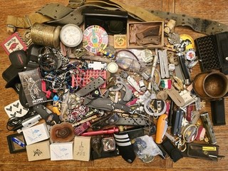 JUNK DRAWER Mixed Reseller Lot Estate Sale Flea Market Knives Vintage 19lbs!