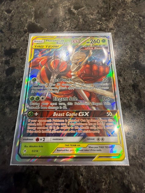 Pheromosa & Buzzwole GX #1 (Unbroken Bonds (2019))
