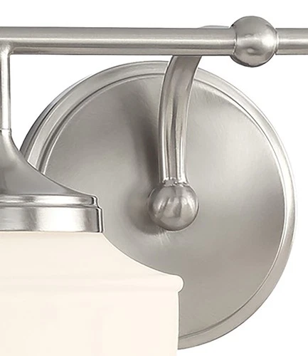 Minka Lavery 2574 Cornwell 4 Light 32"W Vanity Light - Nickel - Picture 5 of 7