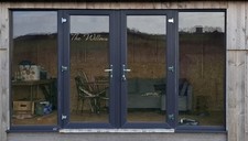exterior external Upvc Double Glazed french doors & Side windows