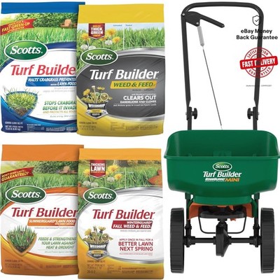All-in-One Lawn Care Bundle for Healthy Grass & Weed Control - Spreader Included