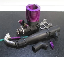HPI Nitro Star F4.6 2 stroke glow engine with muffler for Savage X4.6, used f/s