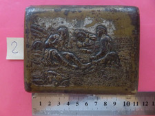 vintage Soviet Russia Old cigarette case - Hunting, made in the USSR ?2