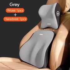 Memory Foam Car Neck Pillow Lumbar Cushion Headrest Comfort Support Memory Foam Car Neck Pillow Lumbar Cushion Headrest Comfort Support