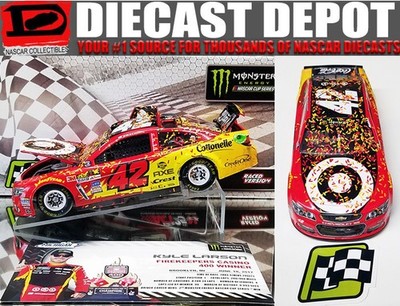 KYLE LARSON 2017 MICHIGAN WIN TARGET RACED VERSION 1/24 ACTION NEW