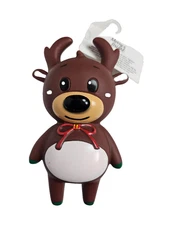 Merry & Bright Reindeer Dog Toy Vinyl * Christmas * Holiday **NEW**