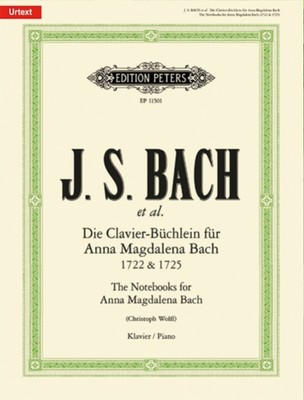 The Notebooks for Anna Magdalena Bach 1722  1725 Piano Solo Sammelband fr Klavie