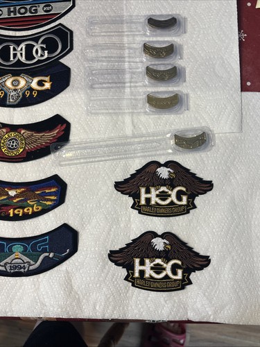 Hog Harley Owners Group Patch’s Pins 1994-2022 19 Stück NEU - Bild 15 von 16