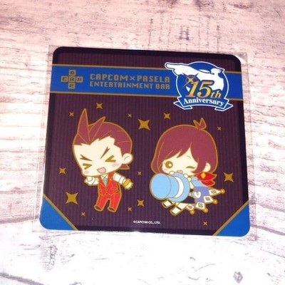 Ace Attorney 15th Anniversary Pasela Coaster Apollo Justice Trucy Wright Capcom