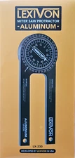 LEXIVON Aluminum Miter Saw Protractor 7 Inch Angle Laser Engraved Scale LX230