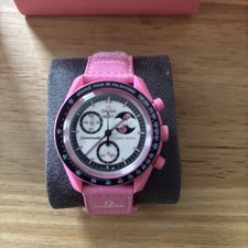 OMEGA x swatch MISSION TO THE PINK MOONPHASE Bioceramic SO33P700 Unused/ unworn 
