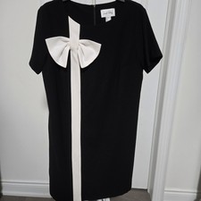Joseph Ribkoff Black Dress with Bow 
