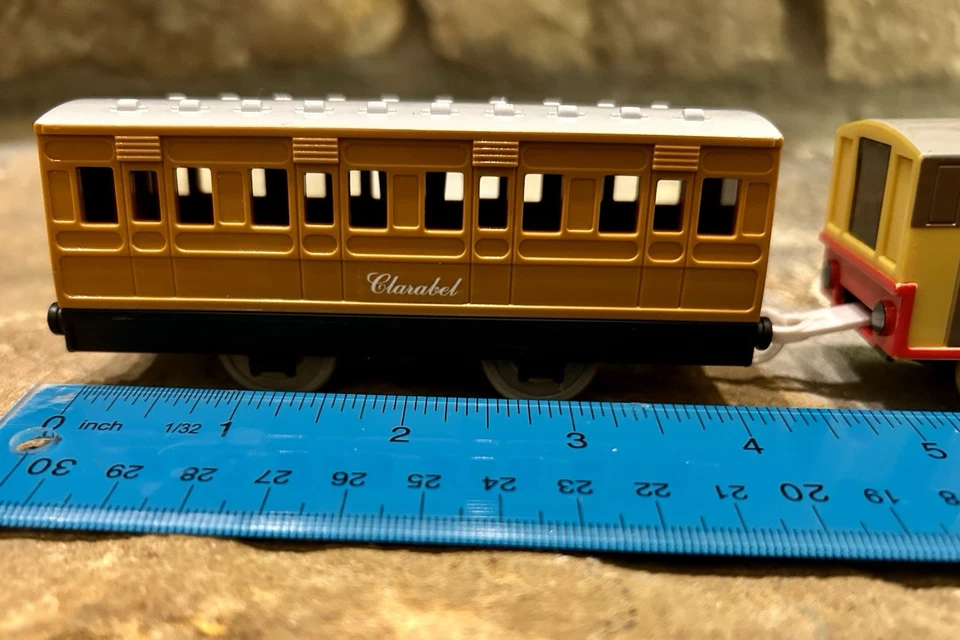 Vintage 1999 Britt Allcraft Thomas & Friends Ben w/Clarabel Motorized Train, EXC - Image 4 of 4