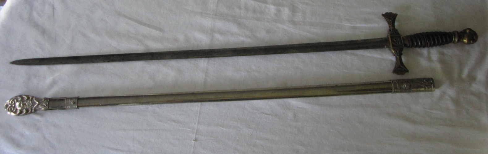 Org Rare P.O.S.A. Patriotic Order Of Sons Of America Sword George Washington