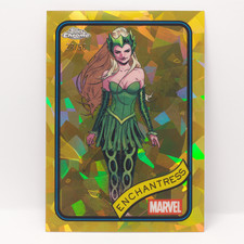 2025 Marvel Chrome Sapphire Enchantress #43 Gold 28/50