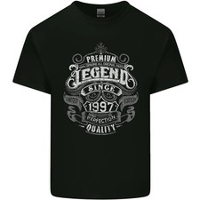 Camiseta de algodón ligero Premium Legend 28 cumpleaños 1997 para hombre