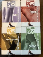Winsor Pilates 4 DVD Workout Set AB Upper Body Bun Thigh Advanced Sculpting