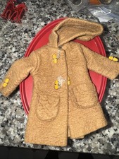SINDY PEDIGREE Vintage Doll 1960s Duffle Coat Brown Winter Fashion