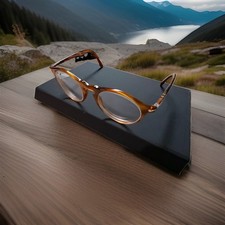 Unisex Persol 3201-V 96 Terra di Siena Eyeglasses Frame 51/21/145 Made In Italy