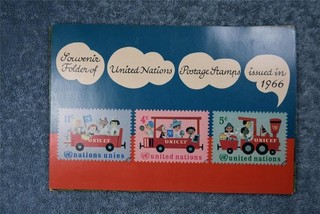 1966 Souvenir Folder New York With Stamps MNH