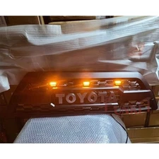 Front Bumper Grille For 4runner 2006 2007 2008 2009 Grill Matte Black W/3LED
