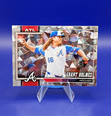 Topps 2026 Series 1 Diamante Foilboard Grant Holmes Atlanta Braves #182