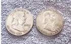 1960-D & 1963-D Franklin Half Dollars #30