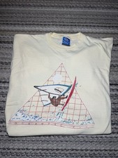 Vintage 80s 1983 OP Ocean Pacific Wind Surfing T Shirt Single Stitch Size XL