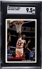 1995-96 UD Collector's Choice #45 Michael Jordan SGC 9 MINT HOF
