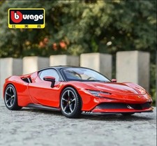 1/24 Ferrari SF90 Stradale Burago Race  Play Diecast Car