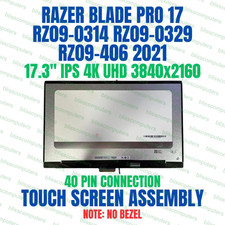 Razer Blade Pro 17 Rz09-406 2021 17.3" 3840x2160 Touch Screen Assembly No Bezel