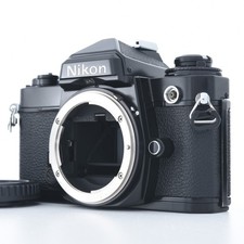 Nikon FE Black SLR 35mm Film Camera From Japan Tested Exc 5 0204e