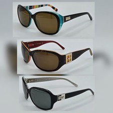Lot of 3 kate spade Sunglasses Hilde Dorothy Annika Acrylic Brown Black  Multi