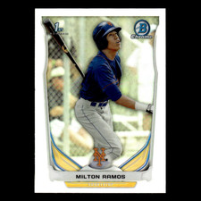 Milton Ramos #CDP84 2014 Bowman Chrome Draft Picks Refractor New York Mets Card