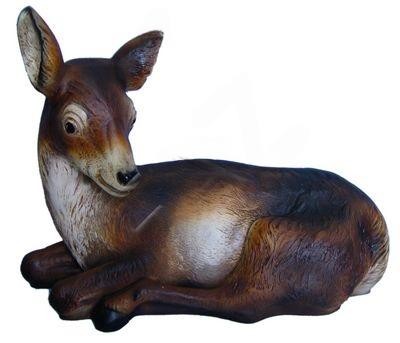 Figur Garten Statue Skulptur Figuren Skulpturen Dekoration Deko Hirsch Statuen-image