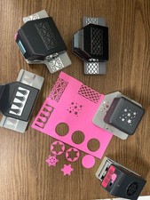 Lot of 5 Ek Success Paper Punch Borders Scrapbooking Snowflakes Hearts Stars