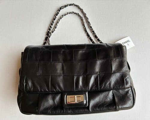 Chanel Black Lambskin Jumbo Flap Bag