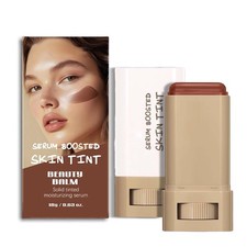 2 Pcs Foundation Stick Beauty Balm Serum Boosted Skin Tint Solid Tinted Moisturi