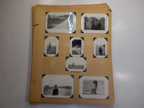 WW2 Photo Album Tanks Military Police Vehicles 115 Photographs Militaria WWII