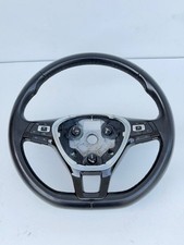 2016-2019 Volkswagen Passat B8 Mk8 Leather Multifunction Steering Wheel Oem